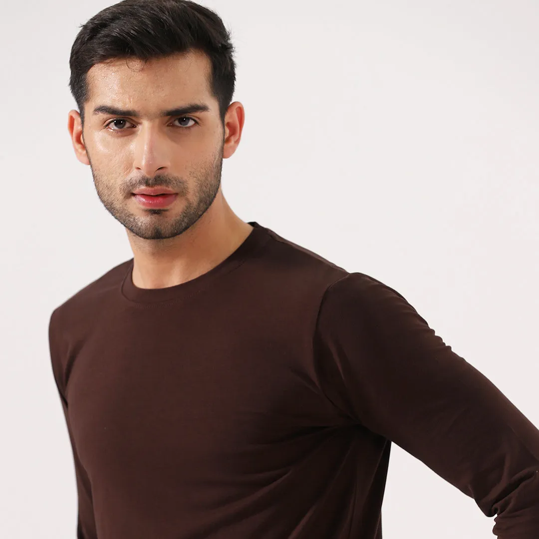 24/7 Mens Full Sleeve - Brown