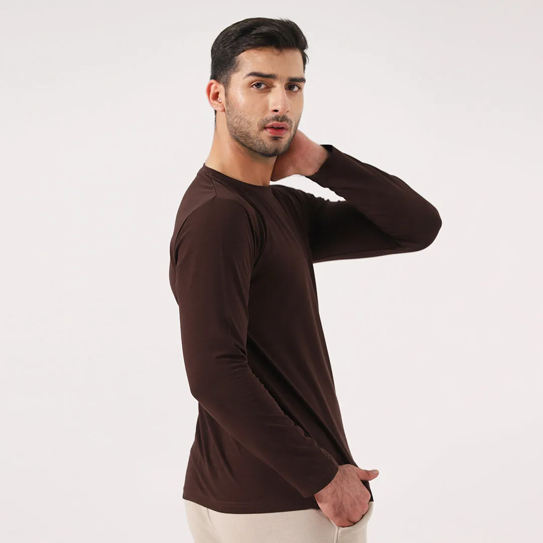 24/7 Mens Full Sleeve - Brown