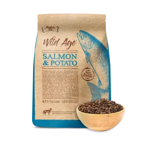 Absolute Bites Wild Age Dog Salmon & Potato Complete & Balanced For All Life Stages 22lbs