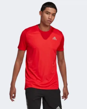 Adidas Own The Run Cooler Men Running T-Shirt Red Hl3979