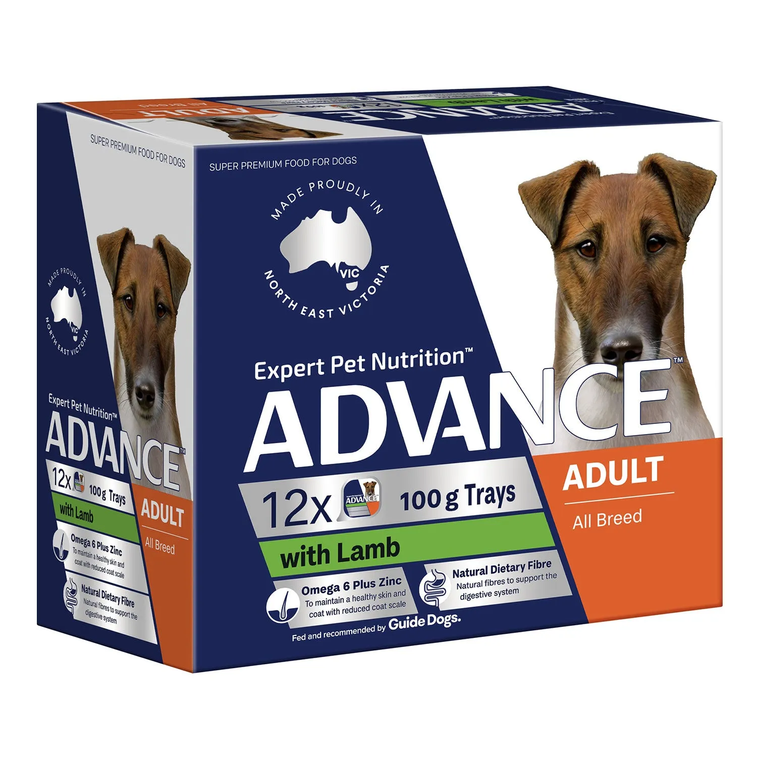 Advance Lamb Adult Wet Dog Food Tray