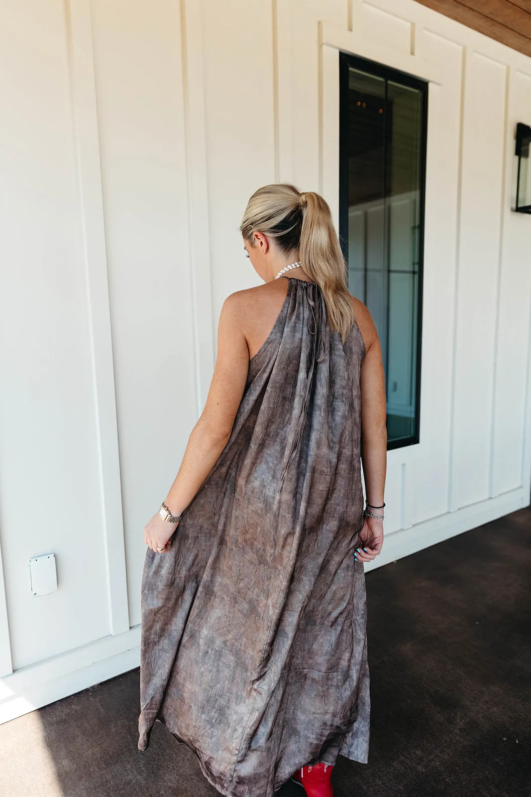 Aileen Maxi Dress - Brown