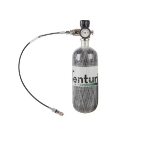 Air Venturi 100 cu-in Carbon Fiber Air Tank w/ Valve and Hose