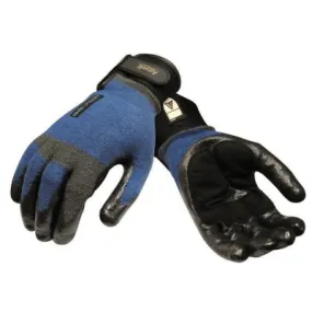 Ansell ActivARMR Heavy Laborer Gloves, X-Large, Black/Blue, 106422