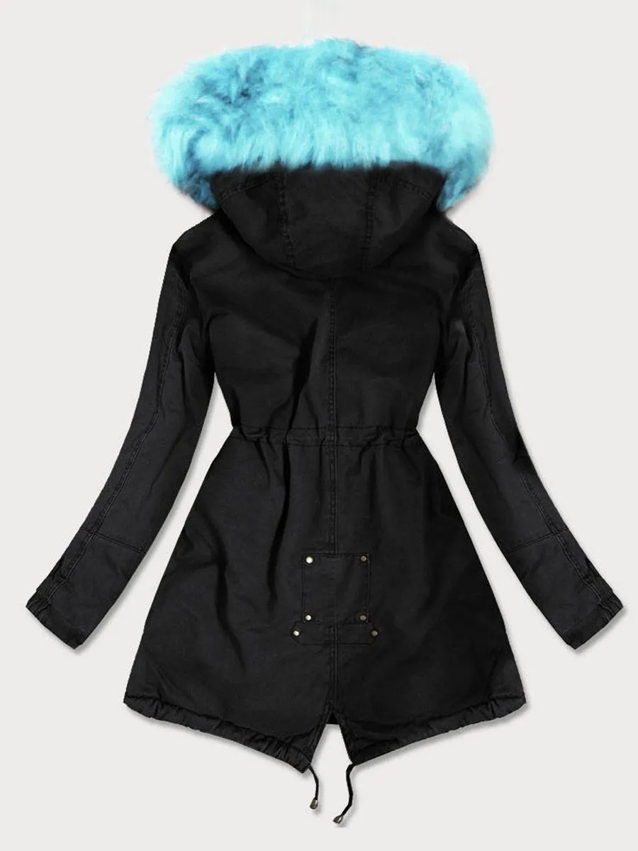 Autumn Winter Hooded  Warm Parka Coat