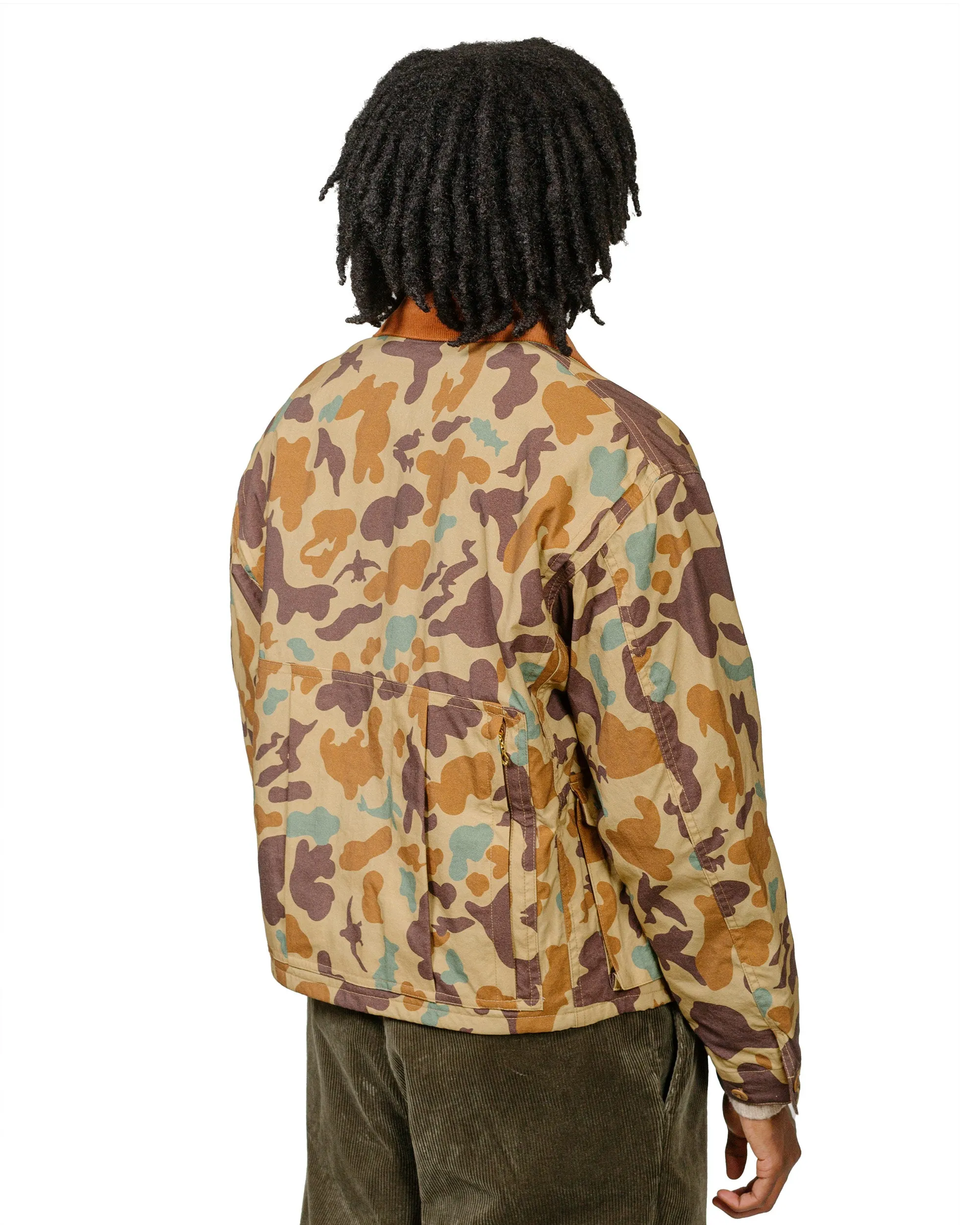 Beams Plus Fish Hunting Jacket Animal Camo Khaki