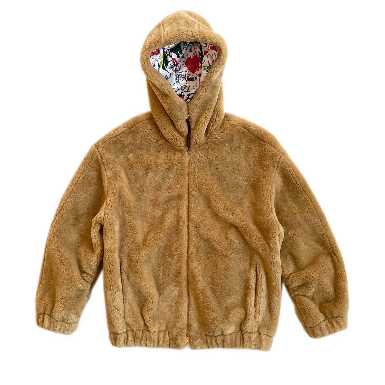 BIOFUR™ Zip Front "Ski" Jacket - Camel