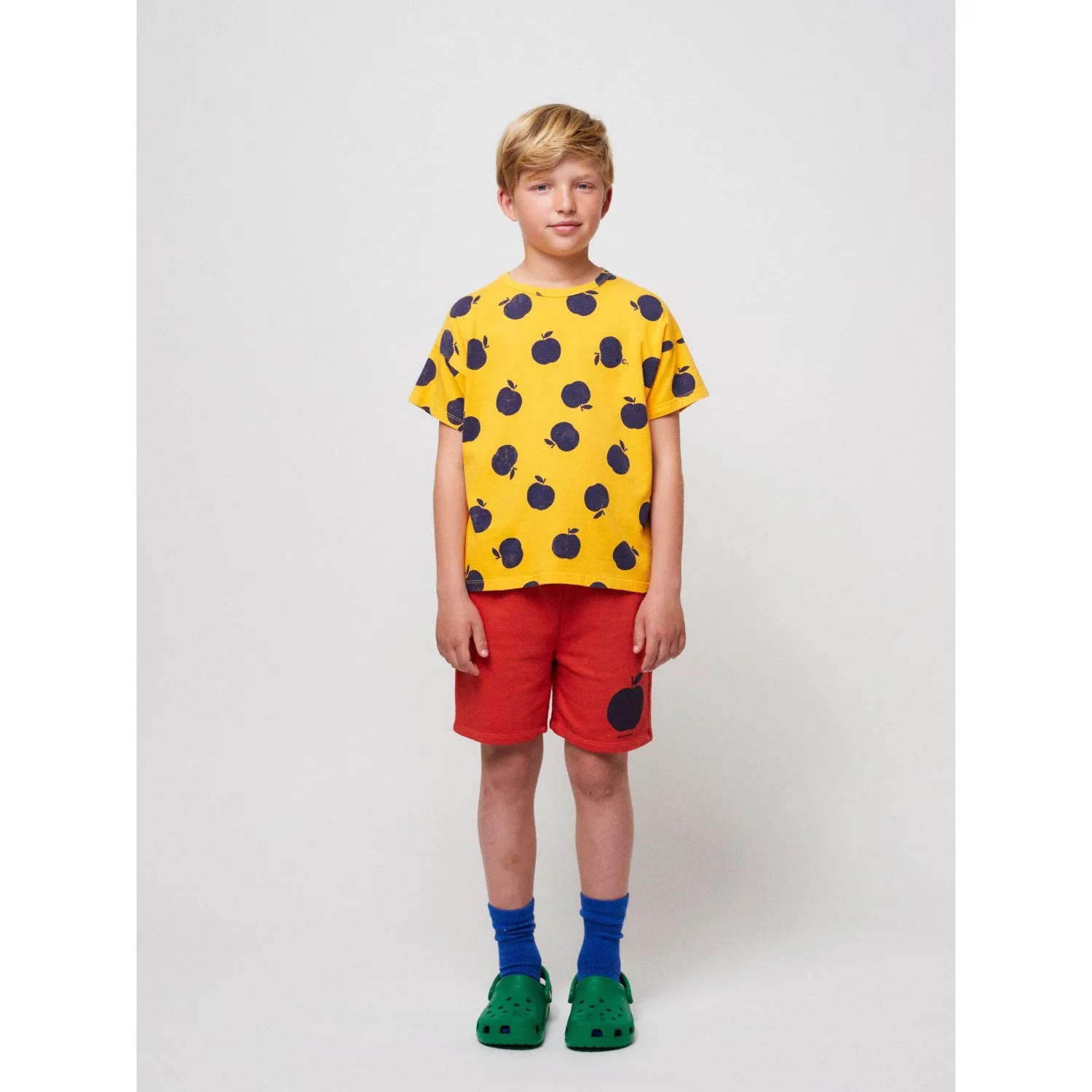 Bobo Choses Light Yellow Poma All Over Yellow T-Shirt