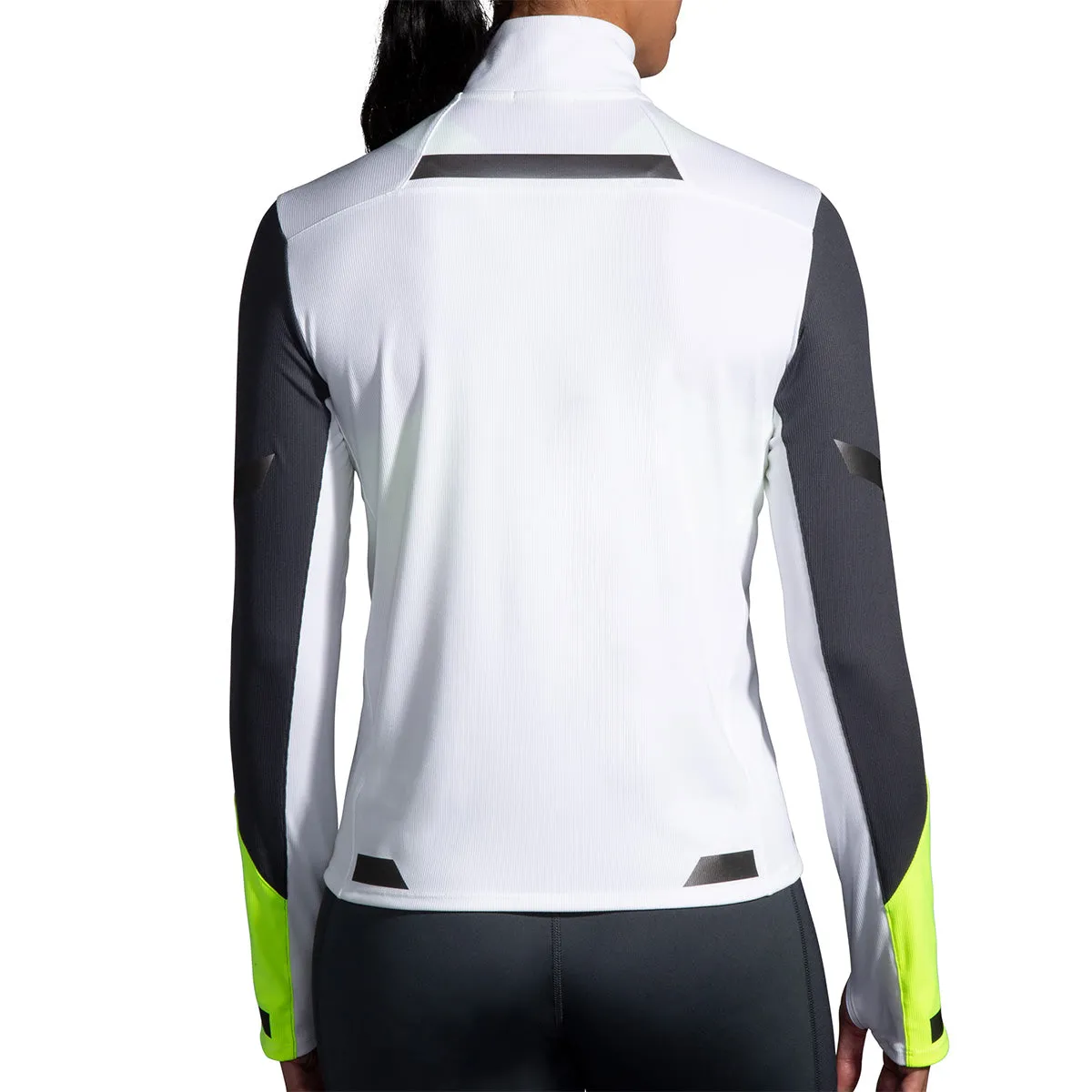 Brooks Run Visible 1/2 Zip Womens | White/asphalt/nightlife