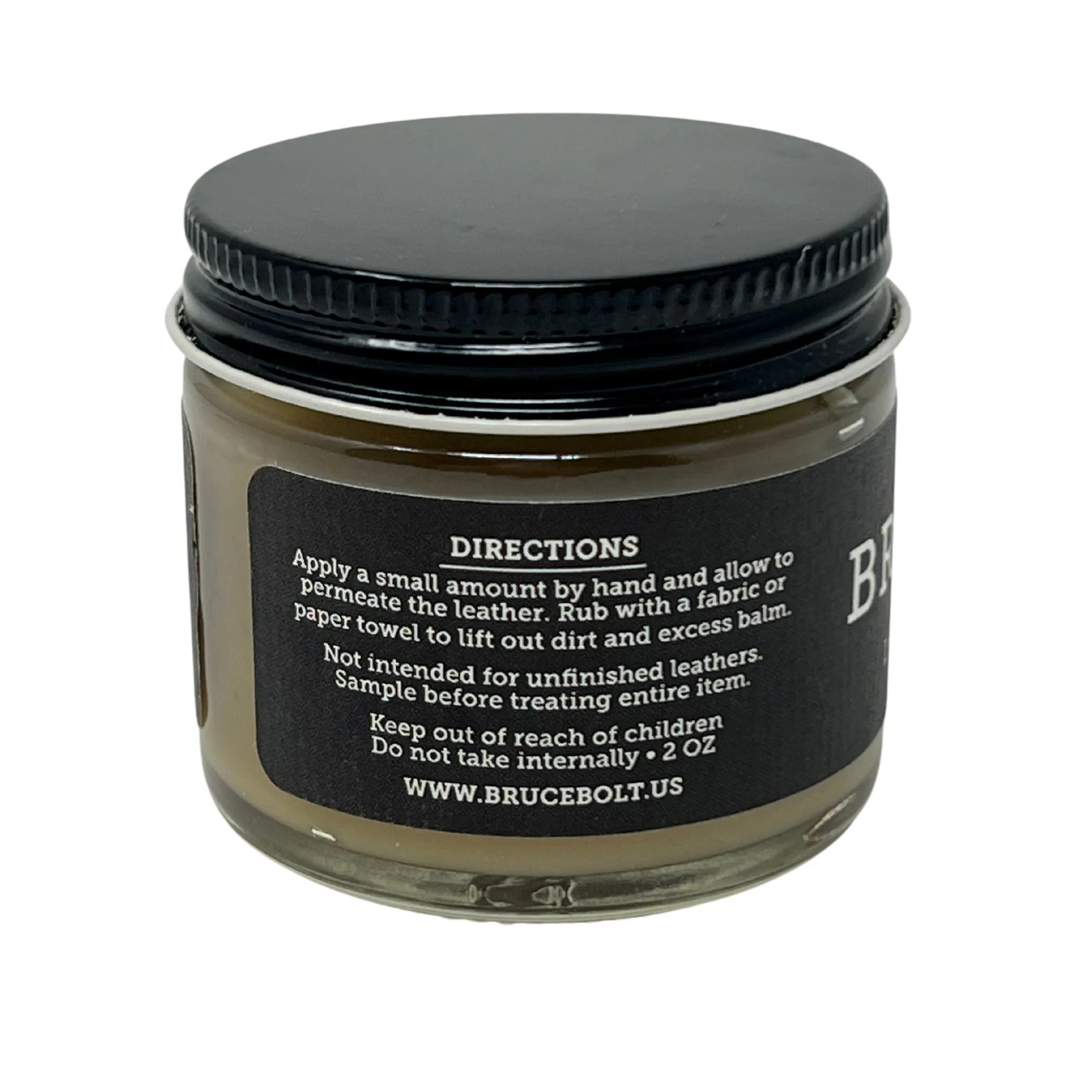 BRUCE BOLT Premium Leather Balm 2oz