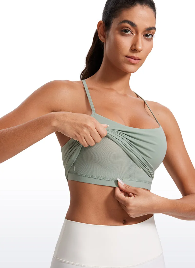 Butterluxe Y Back Built-in Bra Tanks