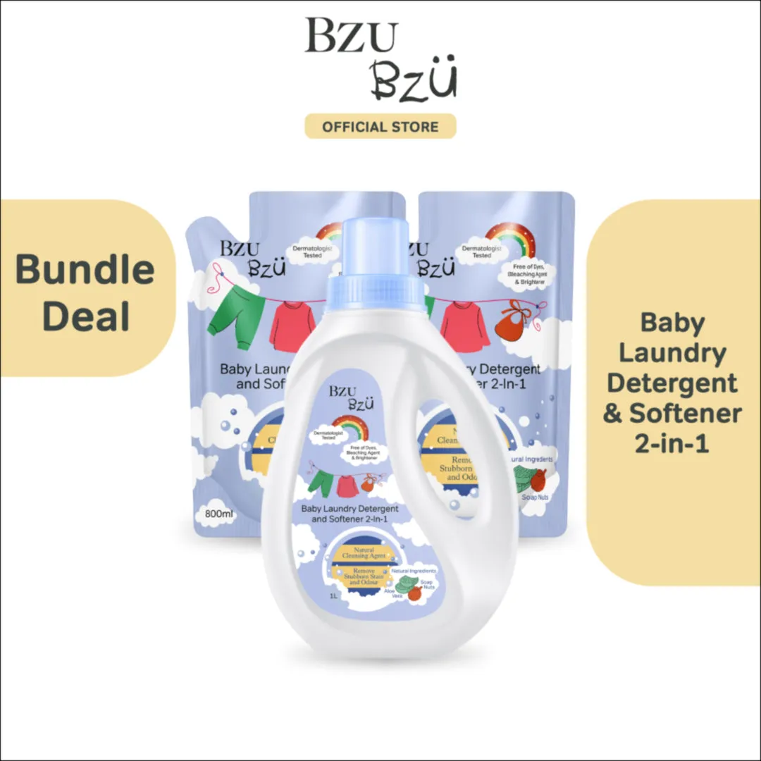 BZU BZU Baby Laundry Detergent and Softener Bundle Deal