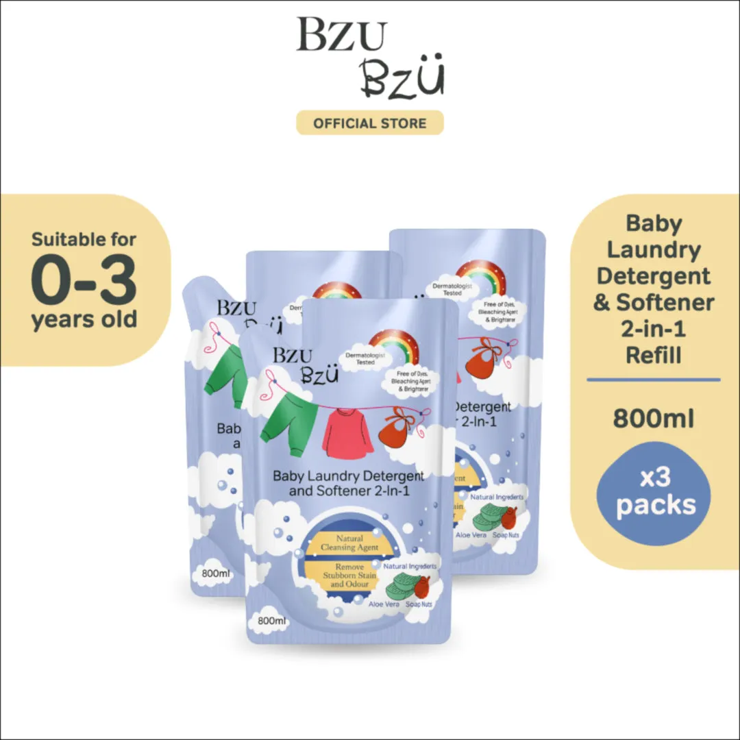 BZU BZU Baby Laundry Detergent and Softener Bundle Deal