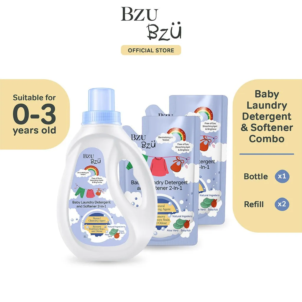 BZU BZU Baby Laundry Detergent and Softener Bundle Deal