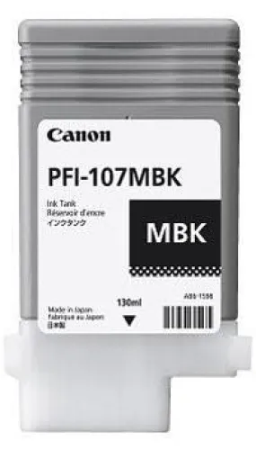 Canon Ink Cartridge Pfi-107 Mbk - Matt Black