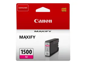 Canon Pgi-1500M - 4.5 Ml - Magenta - Original - Ink Tank - For Maxify Mb2050, Mb2150, Mb2155, Mb2350, Mb2750, Mb2755