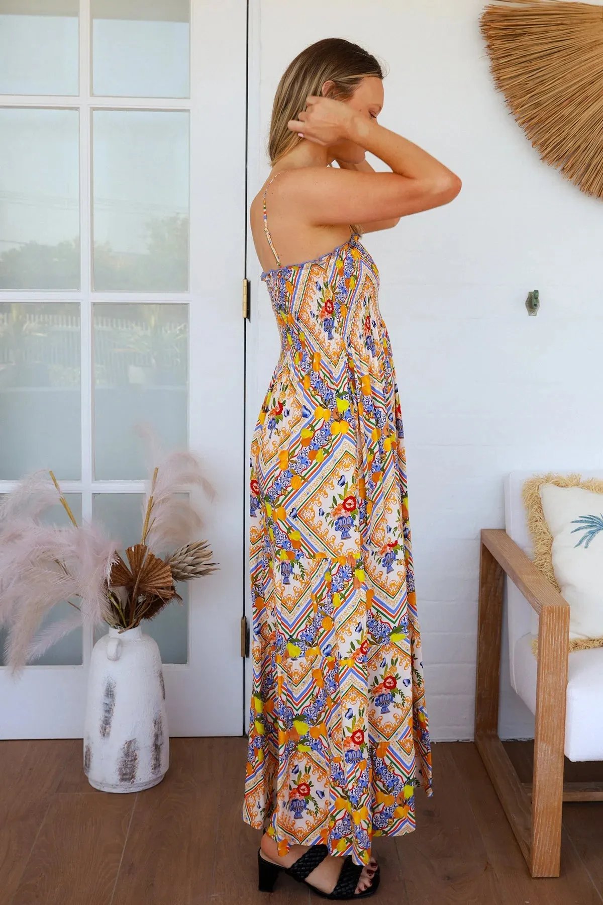 CAPRI SLIP MAXI DRESS