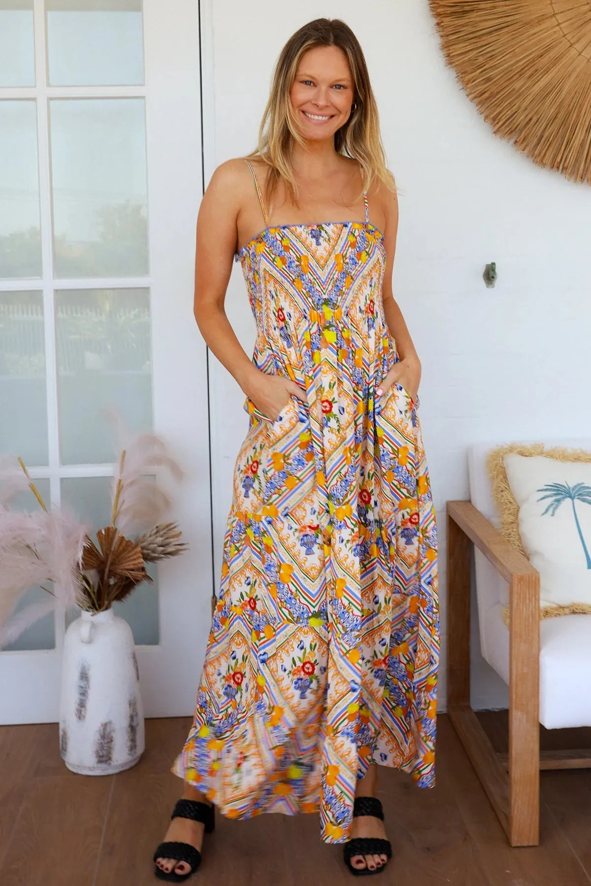 CAPRI SLIP MAXI DRESS