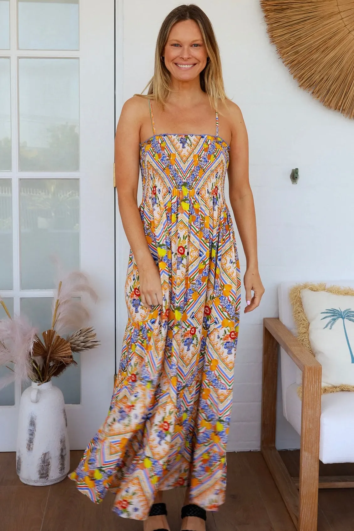 CAPRI SLIP MAXI DRESS