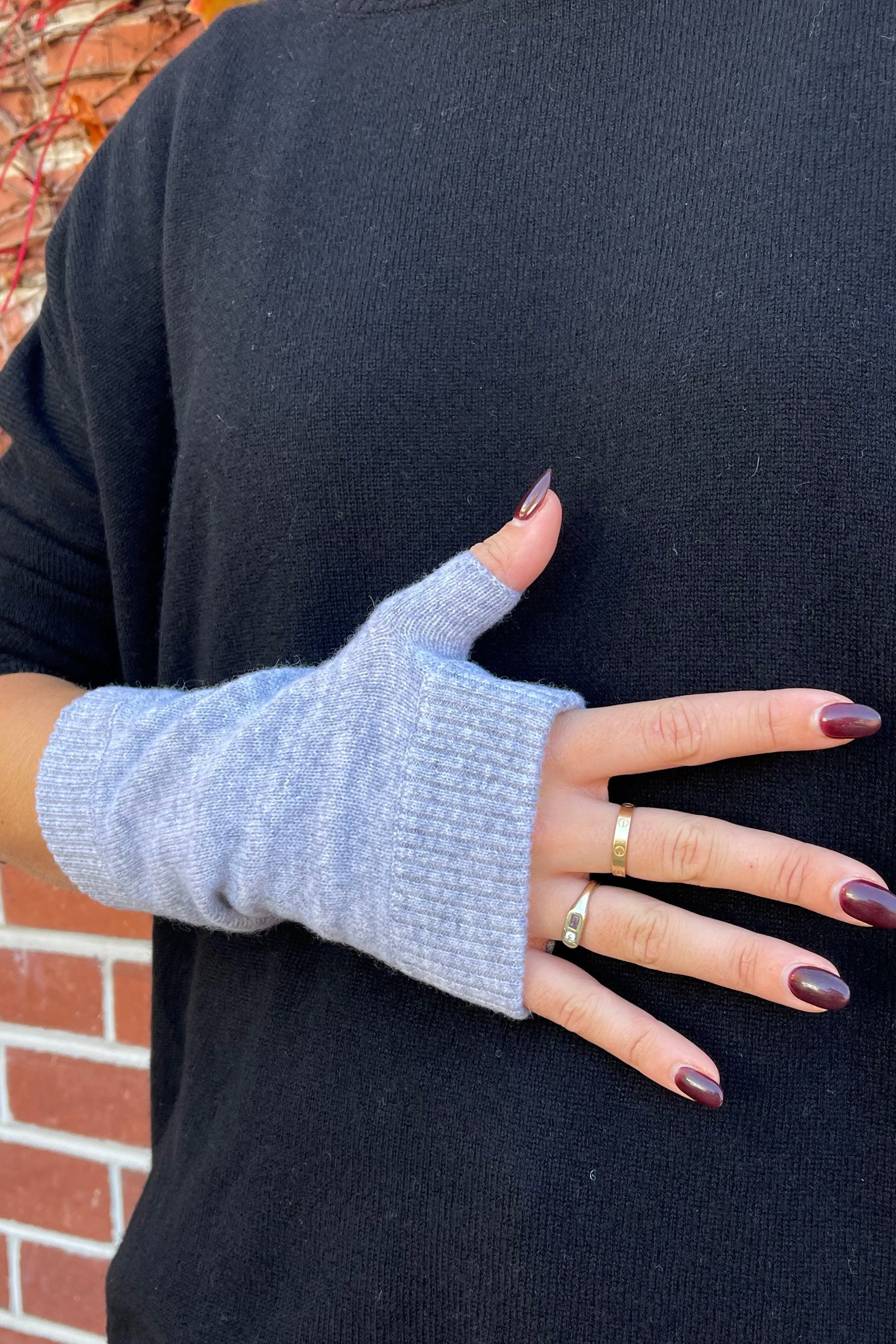 Cashmere Gloves | Ash Grey