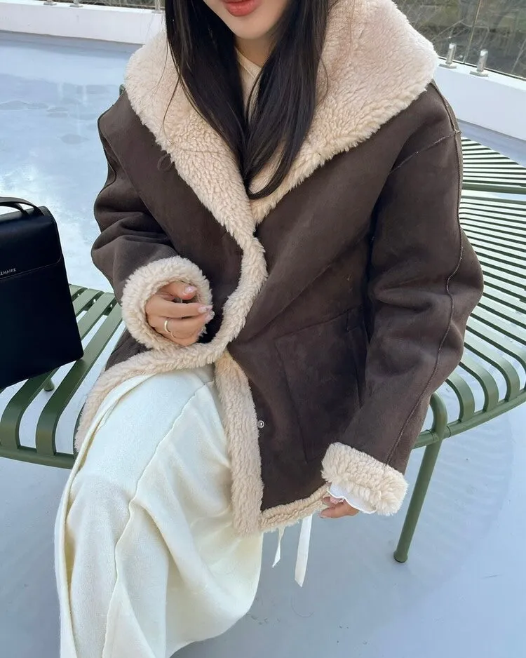 Cinnamon Shearling Jacket