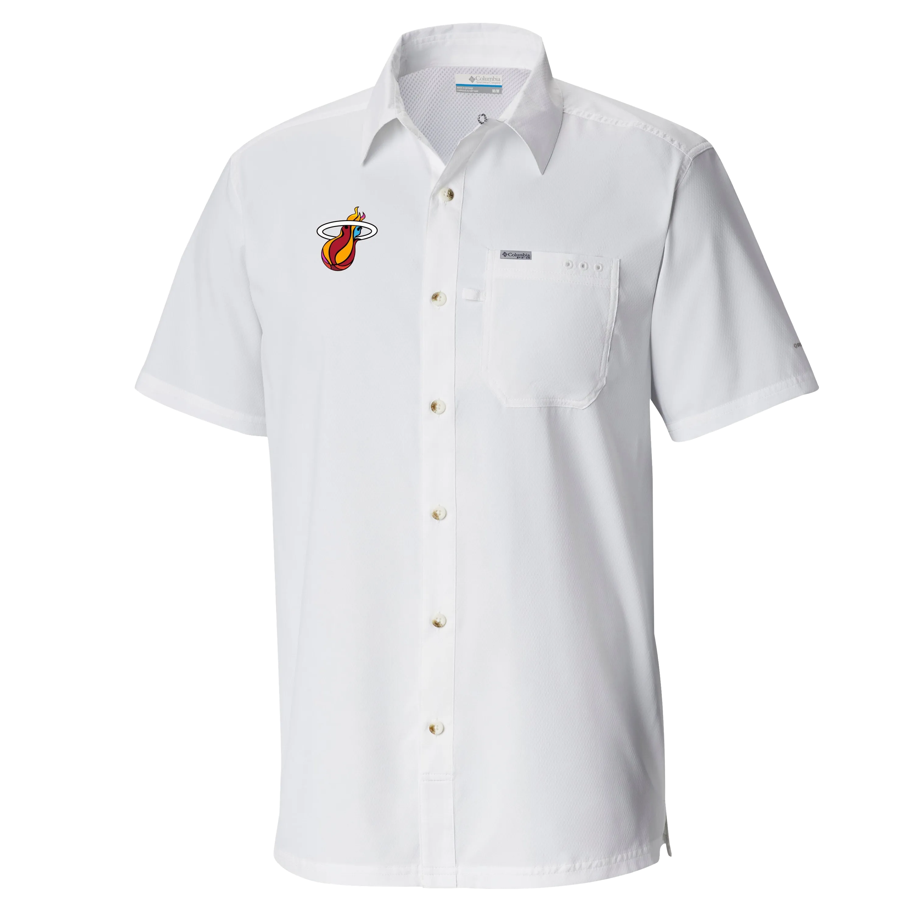 Columbia Miami HEAT Mashup Slack Tide Shirt