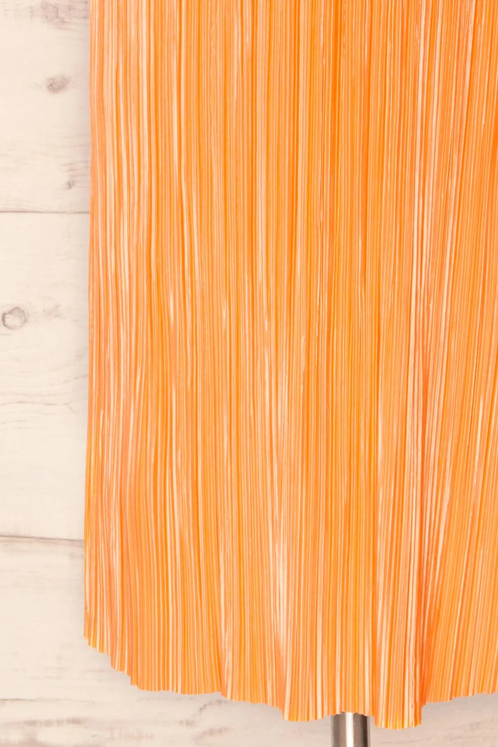 Cordoba Orange | Pleated Midi Dress