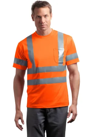 CornerStone® - ANSI 107 Class 3 Short Sleeve Snag-Resistant Reflective T-Shirt. CS408