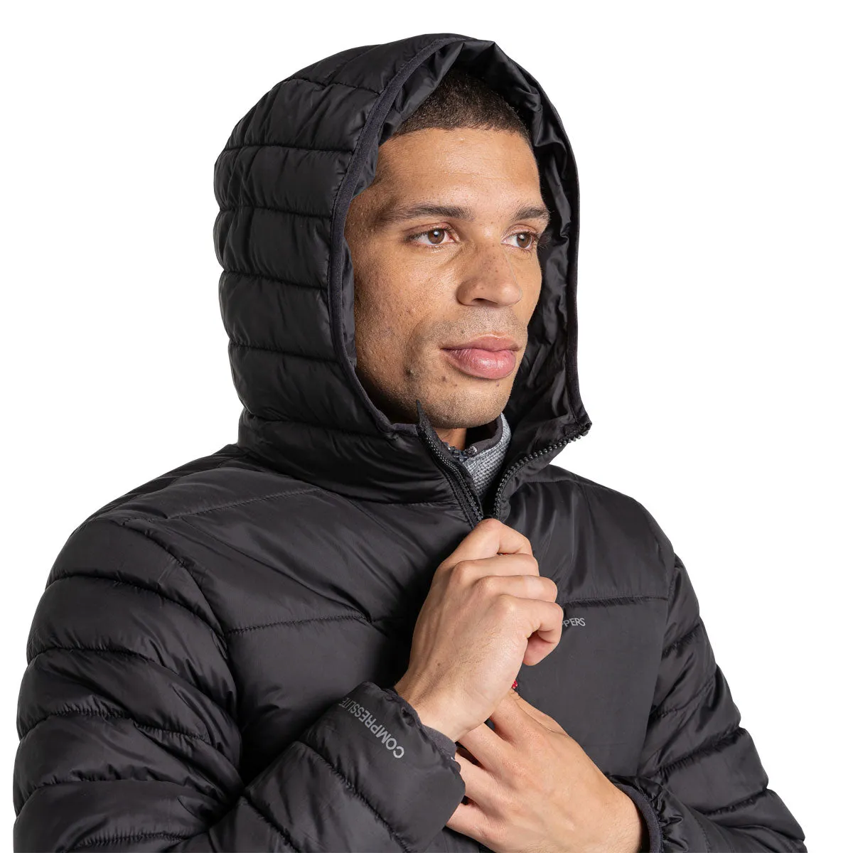 Craghoppers Compresslite VIII Hooded Jacket - Mens - Black