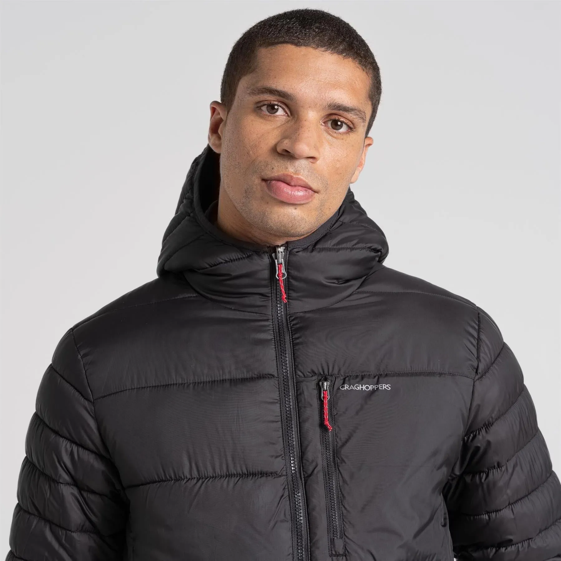 Craghoppers Men's Compresslite VIII Hooded Jacket | Black