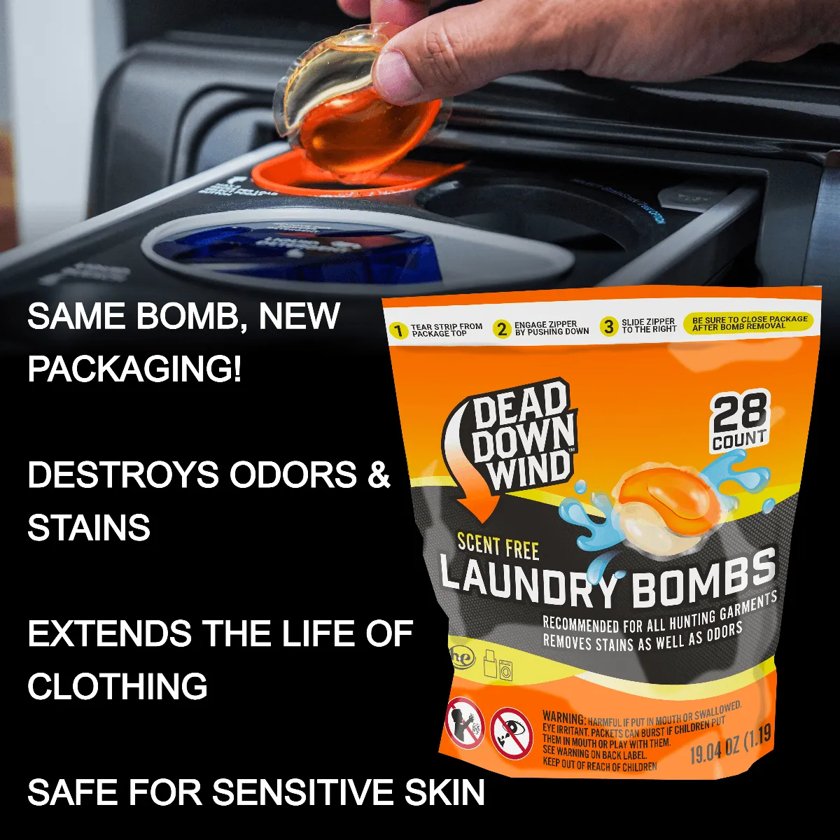 Dead Down Wind Laundry Bombs - 28 Pack