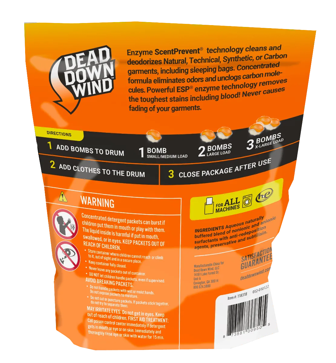 Dead Down Wind Laundry Bombs - 28 Pack