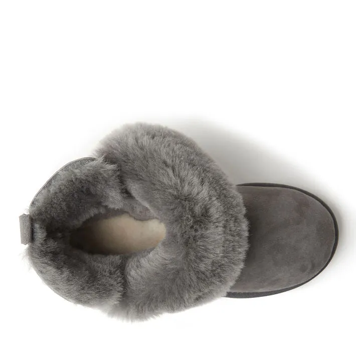 Dearfoams | Genuine Shearling Bootie Slipper | Women's