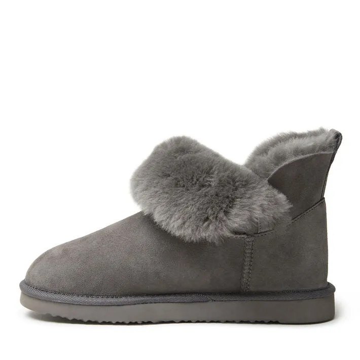 Dearfoams | Genuine Shearling Bootie Slipper | Women's