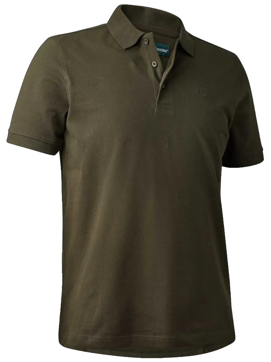 DEERHUNTER Harris Polo Shirt - Men's - Deep Green