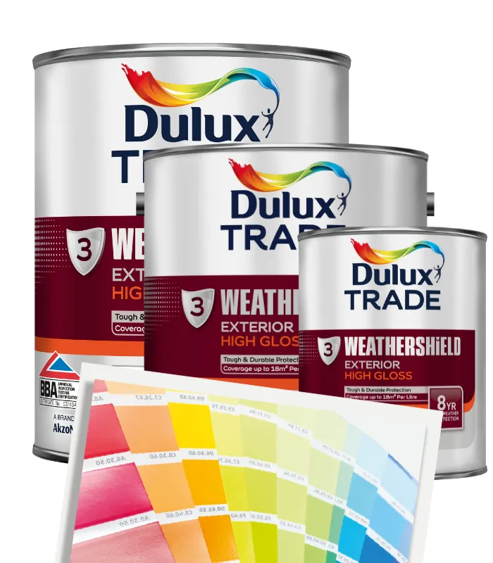 Dulux Trade Weathershield Exterior High Gloss - Tinted Colour Match