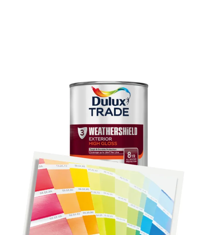 Dulux Trade Weathershield Exterior High Gloss - Tinted Colour Match