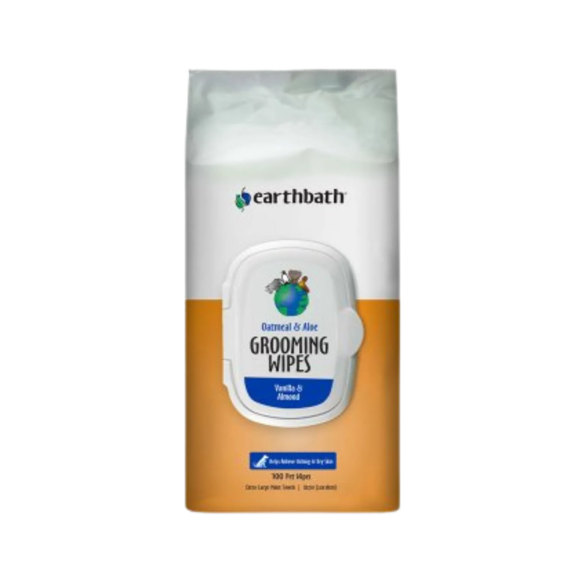 Earthbath Grooming Wipes, Oatmeal & Aloe