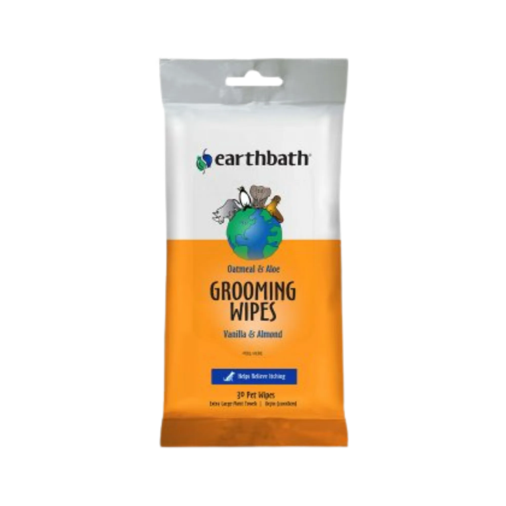 Earthbath Grooming Wipes, Oatmeal & Aloe