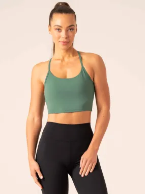 Embody Compression Tank Bra - Dark Green