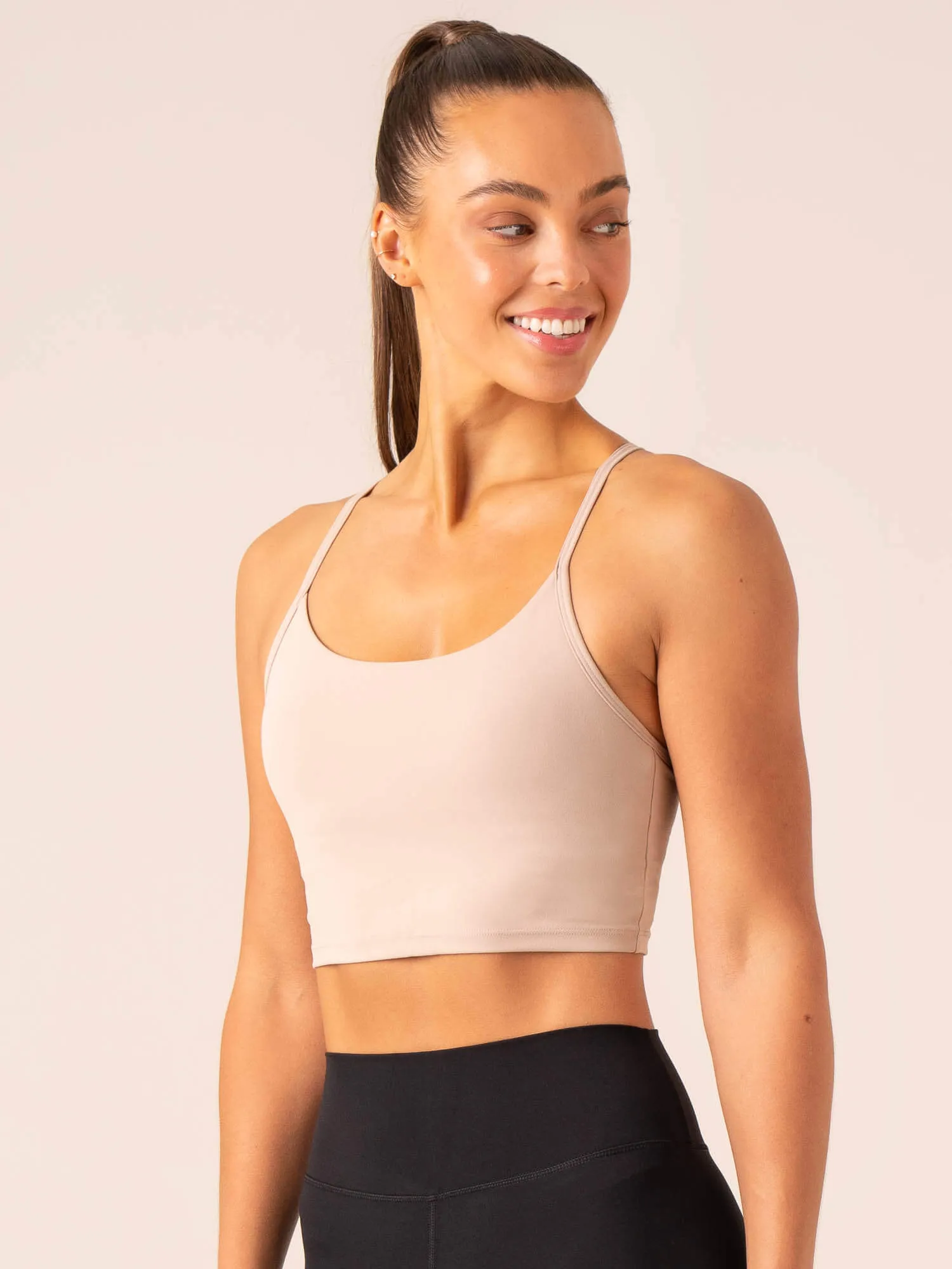 Embody Compression Tank Bra - Mushroom