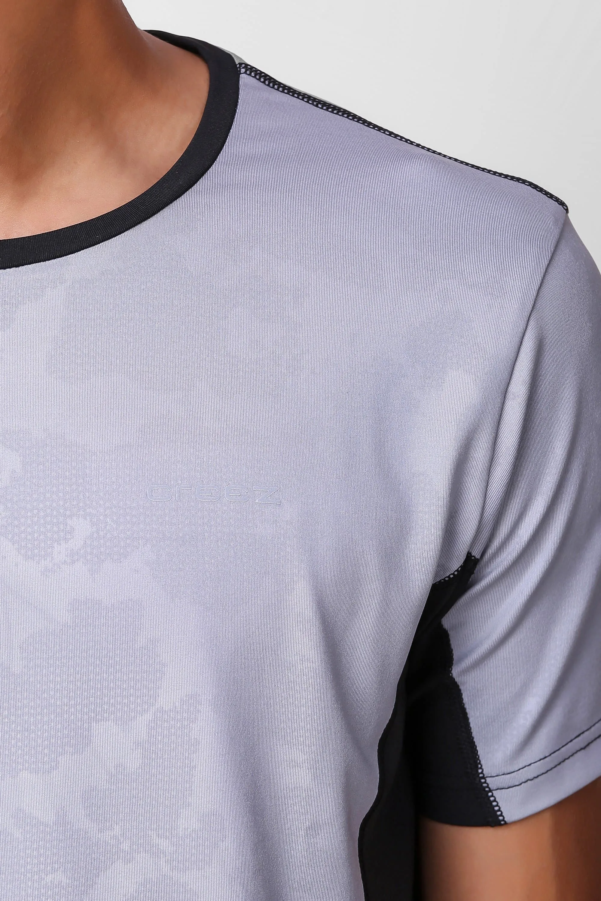 Emboss Camo Print Stretchable Tshirt 2