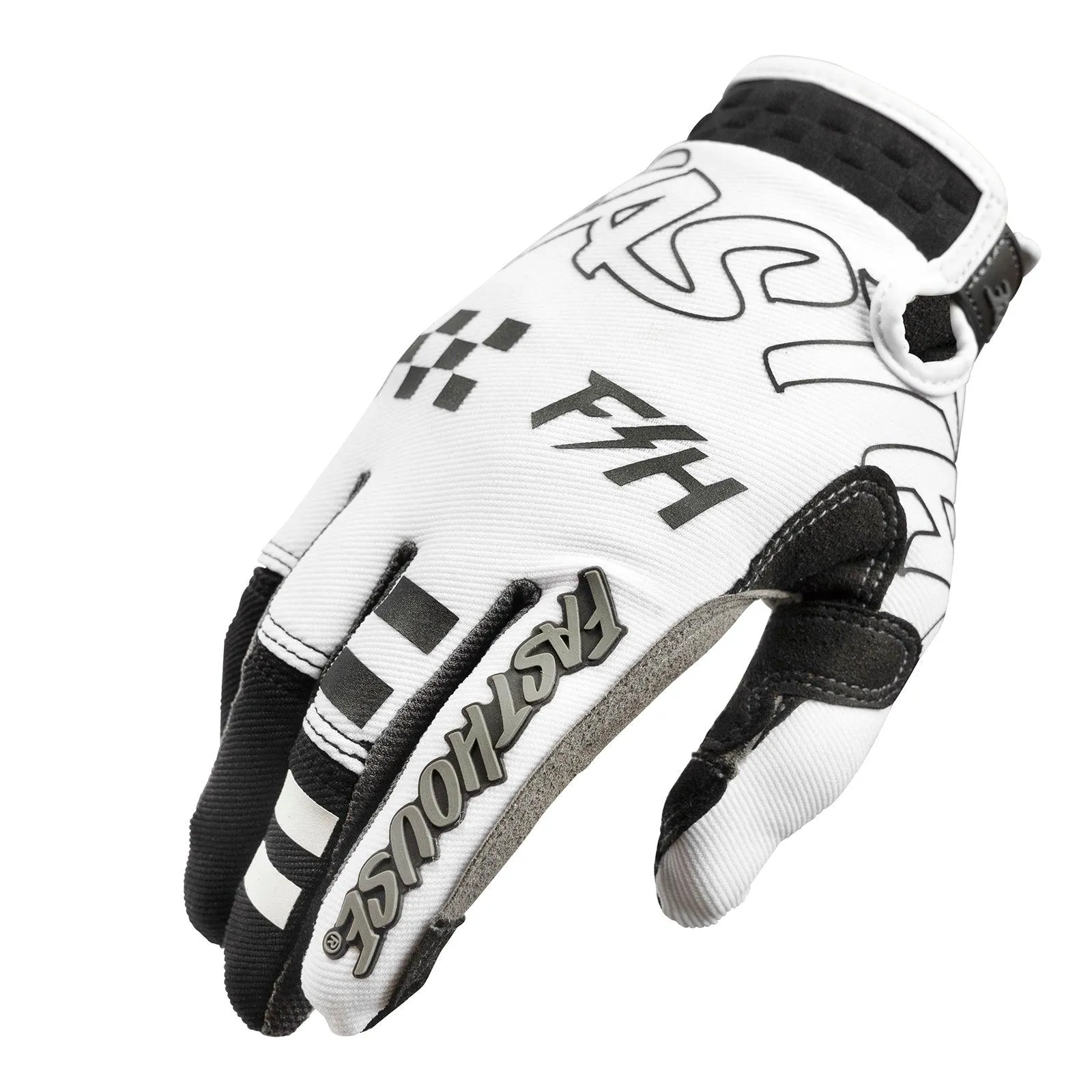 Fasthouse Speed Style Riot Glove - White/Black