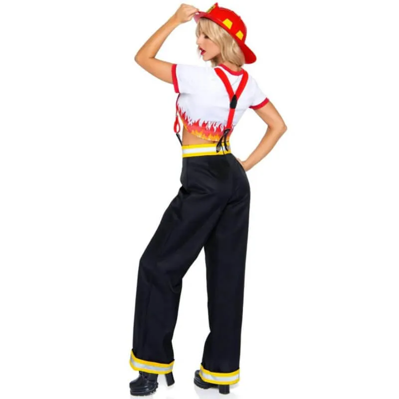 Five Alarm Firefighter Ladies Costume - Leg Avenue