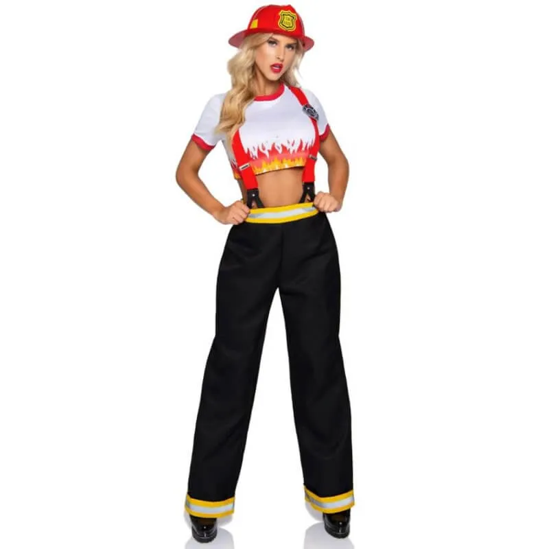 Five Alarm Firefighter Ladies Costume - Leg Avenue