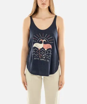 Flamingo Tank - Navy