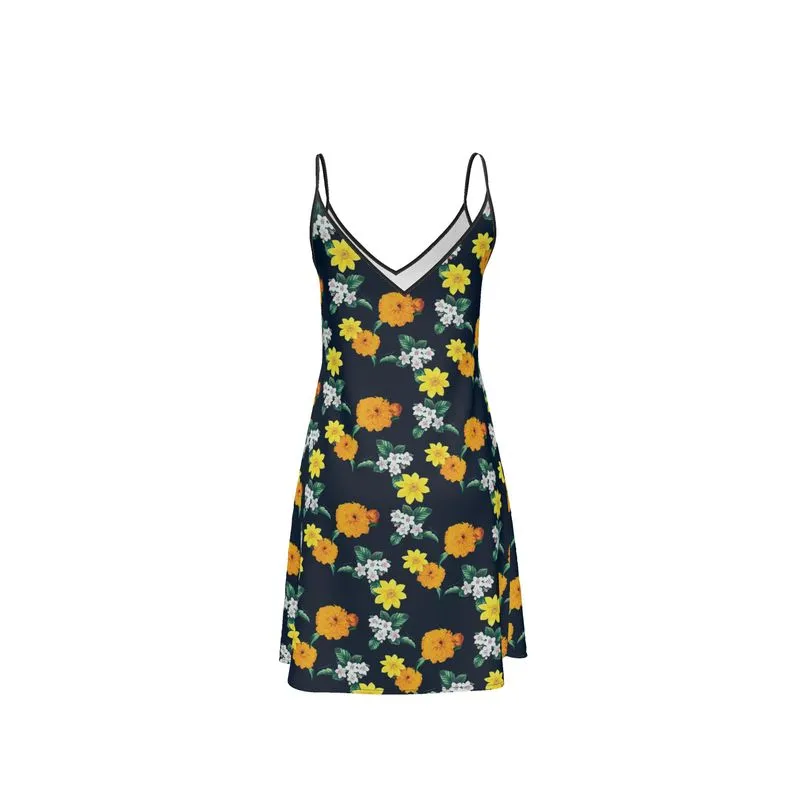 Floral Dusk Slip Dress