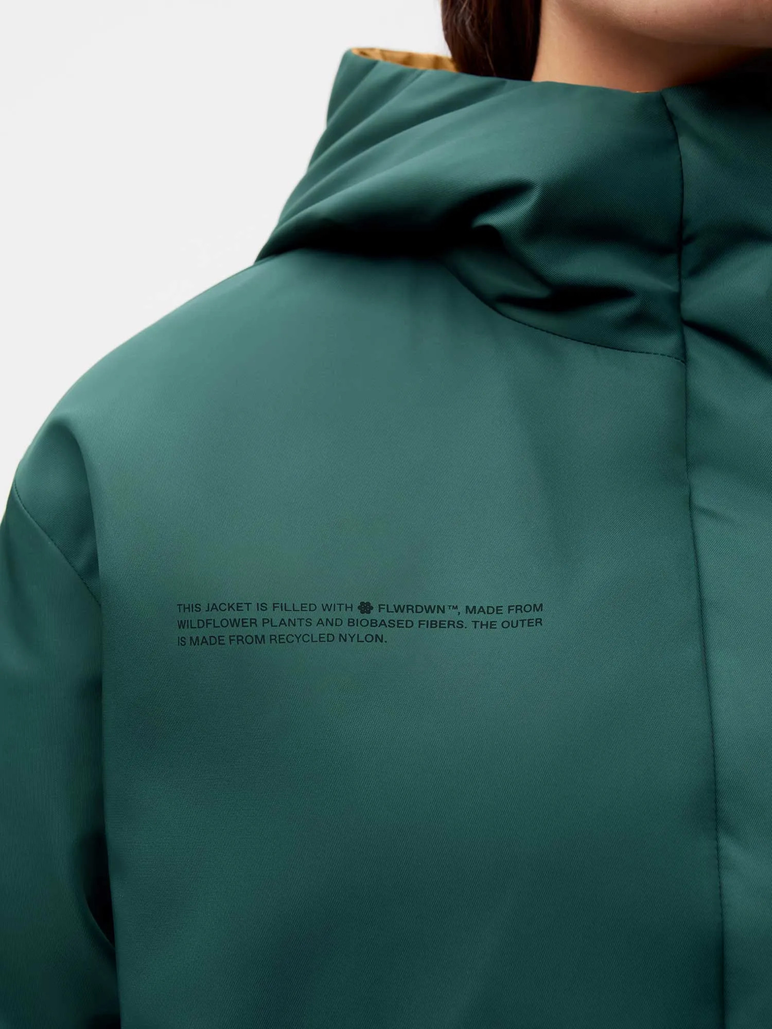 FLWRDWN™ Reversible Jacket—Foliage Green / Copper Brown