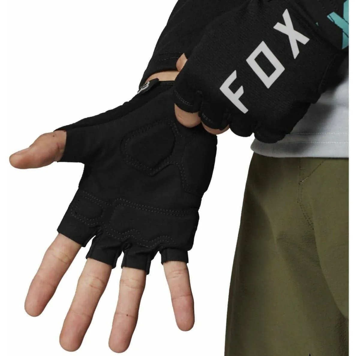 Fox Ranger Gel Fingerless Cycling Gloves - Black