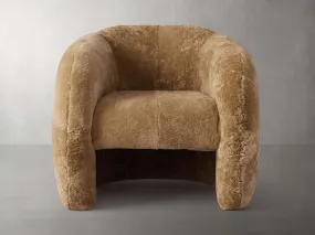 Fresno Shearling Floating Seat Chair